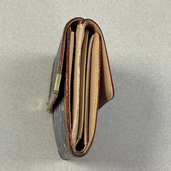 Louis Vuitton LV Vintage Porte-Monnaie Billets Wallet Multicolor Canvas-Preowned - Picture 8 of 15